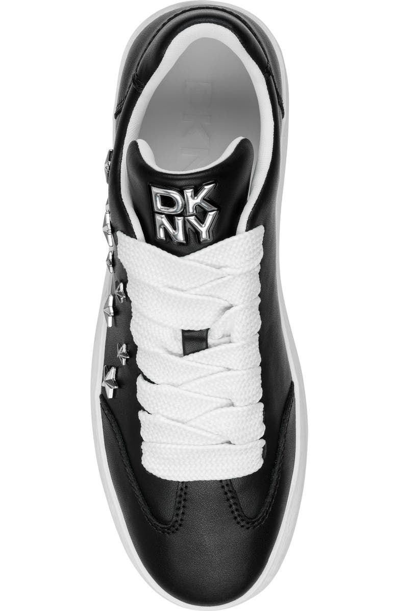 DKNY Glynda Stars Sneaker, Alternate, color, Black