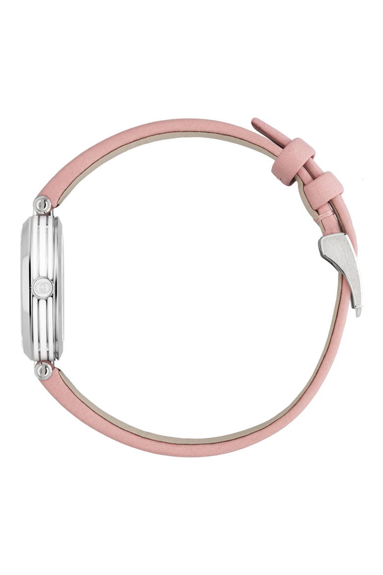 Model 2000 Leather Strap Watch, 24mm, Alternate, color, PINK