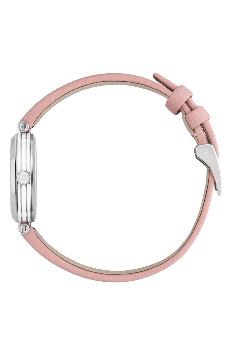 Gucci Model 2000 Leather Strap Watch, 24mm, Alternate, color, Pink