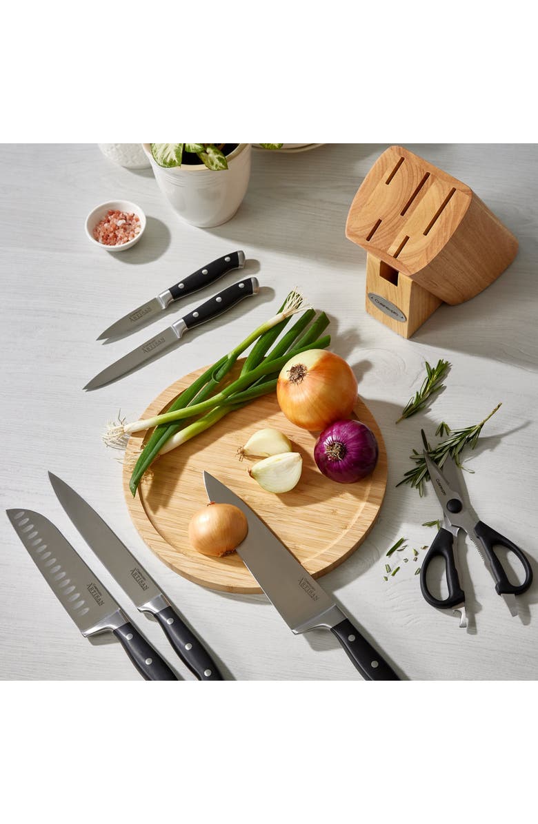 Cuisine::pro<sup>®</sup> ARTISAN Licht 7-Piece Knife Block, Alternate, color, Black