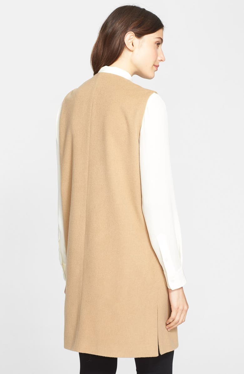Helene Berman 'Edge to Edge' Wool Blend Waistcoat, Alternate, color,