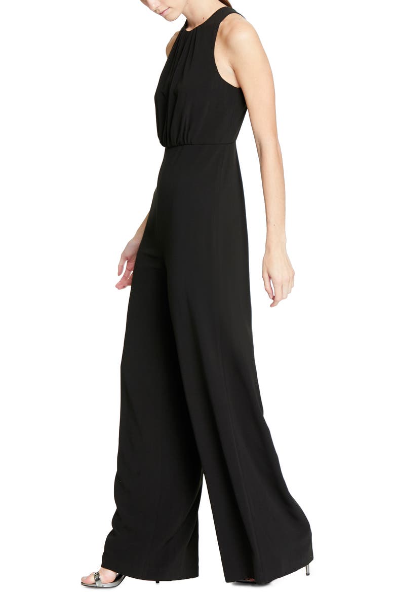 Heritage Wide Leg Jumpsuit, Alternate, color, BLACK