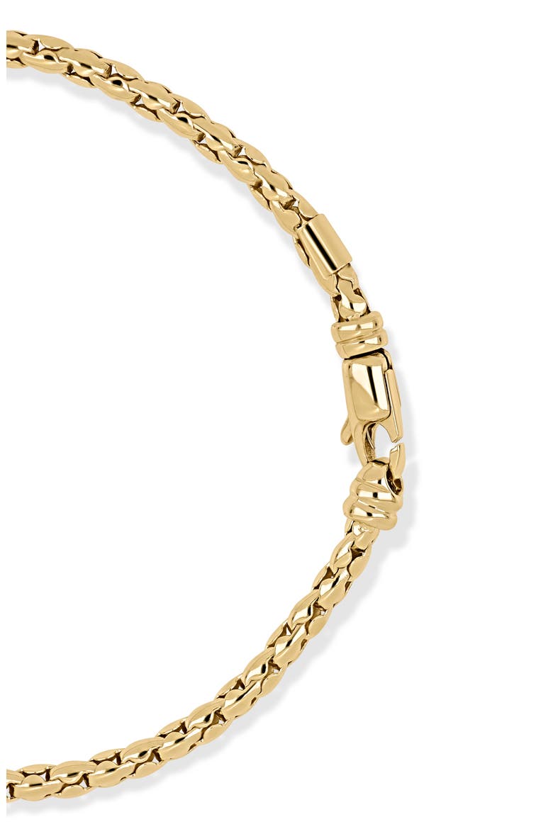 14K Gold Disc Link Chain Bracelet (Online Trunk Show), Alternate, color, 14K YELLOW GOLD