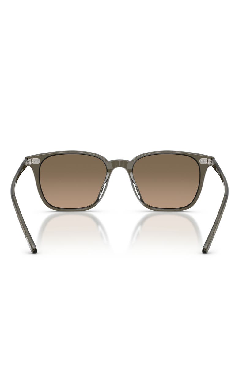Oliver Peoples 52mm Laedin Polarized Square Sunglasses, Alternate, color, 