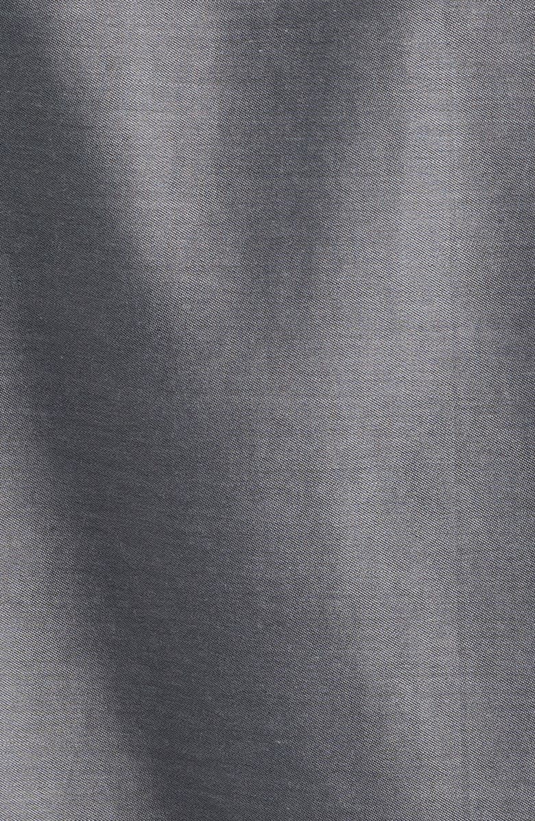 Siragusa Twill Printed Silk Trim Dress Shirt, Alternate, color, Gray