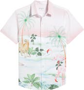 MAVRANS Palm Beach Wallpaper Weekend Button-Up Shirt