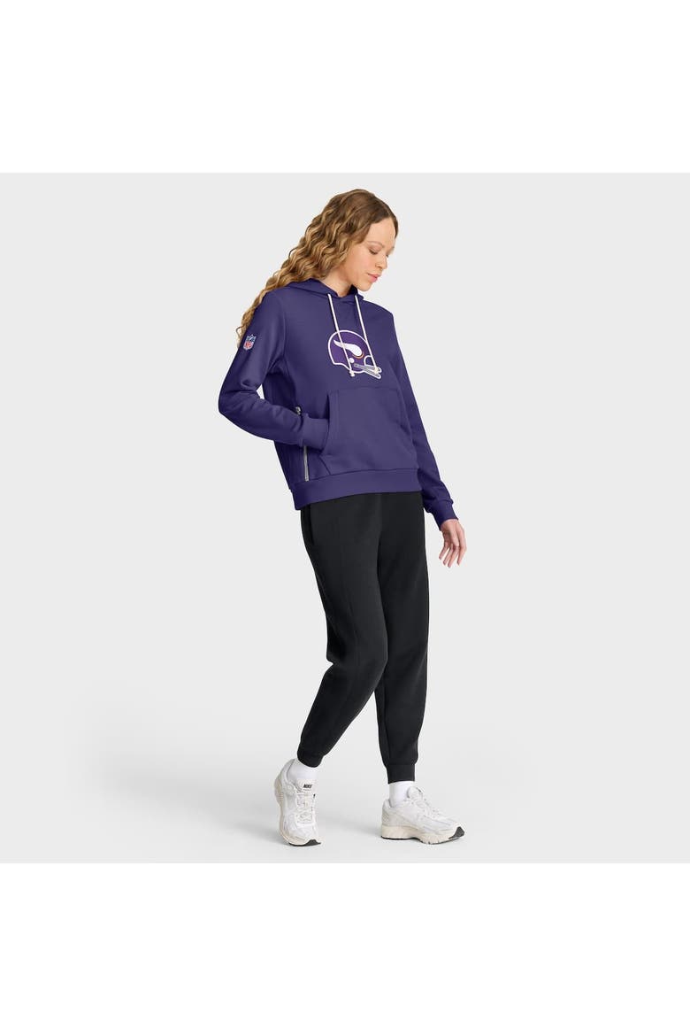 Women's Nike Purple Minnesota Vikings Sideline Standard Issue Throwback Dri-FIT Hoodie, Alternate, color, Purple