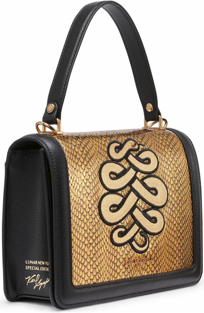 KARL LAGERFELD PARIS Simone Front Flap Crossbody, Alternate, color,