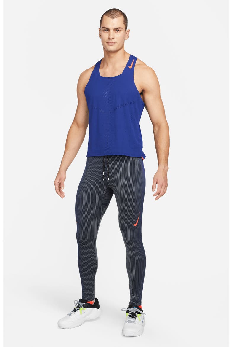 Dri-FIT ADV Aeroswift Racing Tights, Alternate, color, BLACK/ BLUE/ GREY/ CRIMSON