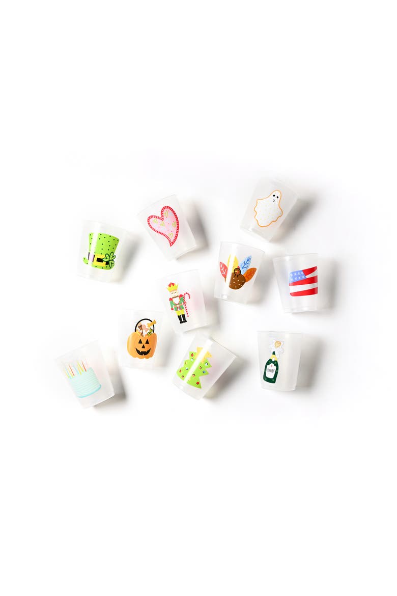 All Occasion Frosted Cups Assorted 10 Pack Set, Main, color, Miscellaneous