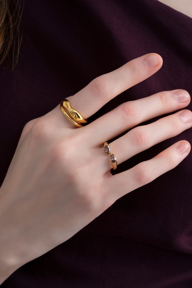 Flow Ring, Alternate, color, Gold