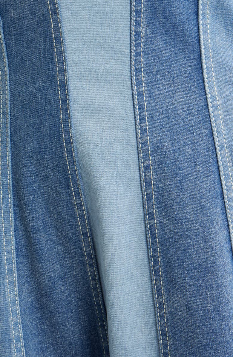 LOVE THE LABEL Mackensie Denim Dress, Alternate, color, Paneled Denim