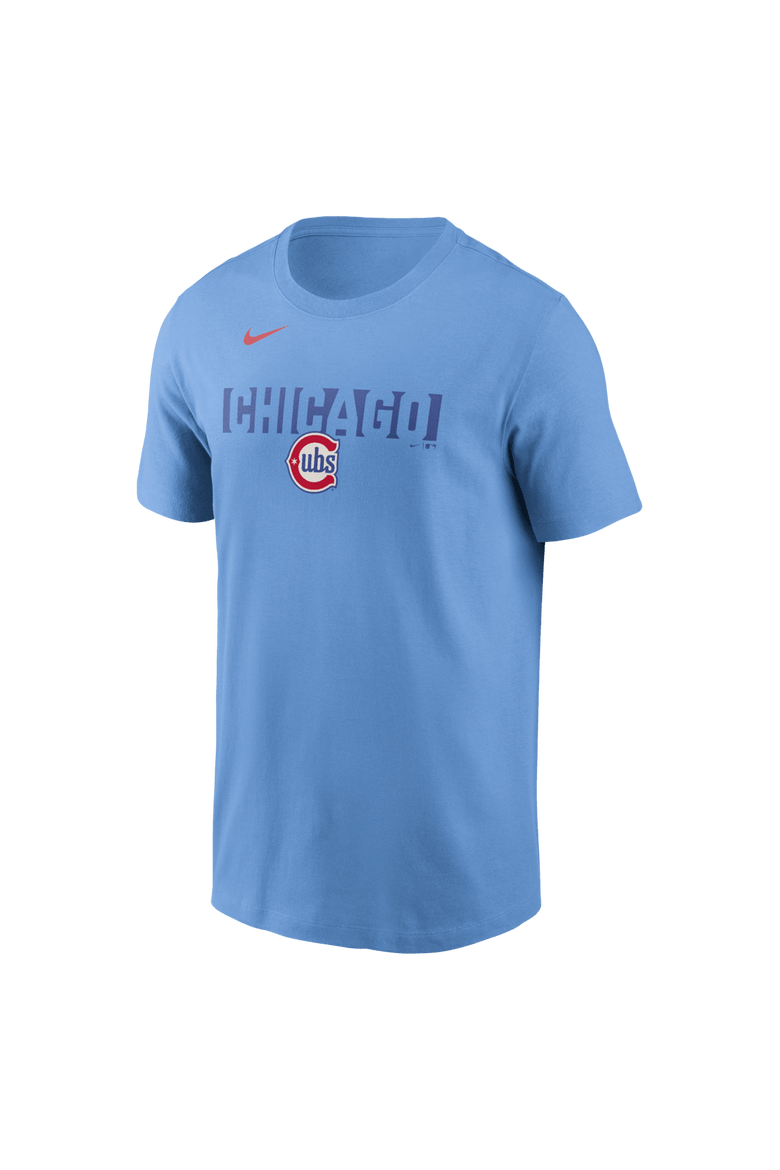 Men's Nike Light Blue Chicago Cubs Alternate T-Shirt, Alternate, color, Light Blue