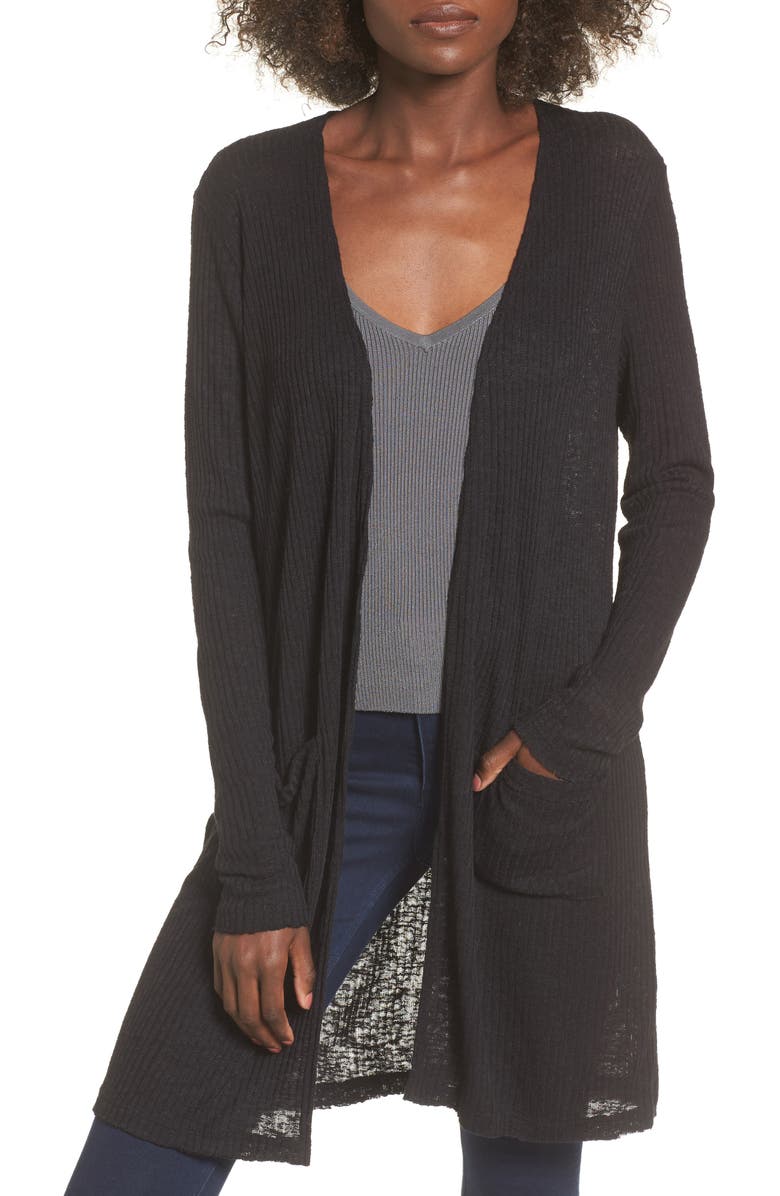 BP. Ribbed Knit Cardigan, Main, color, 