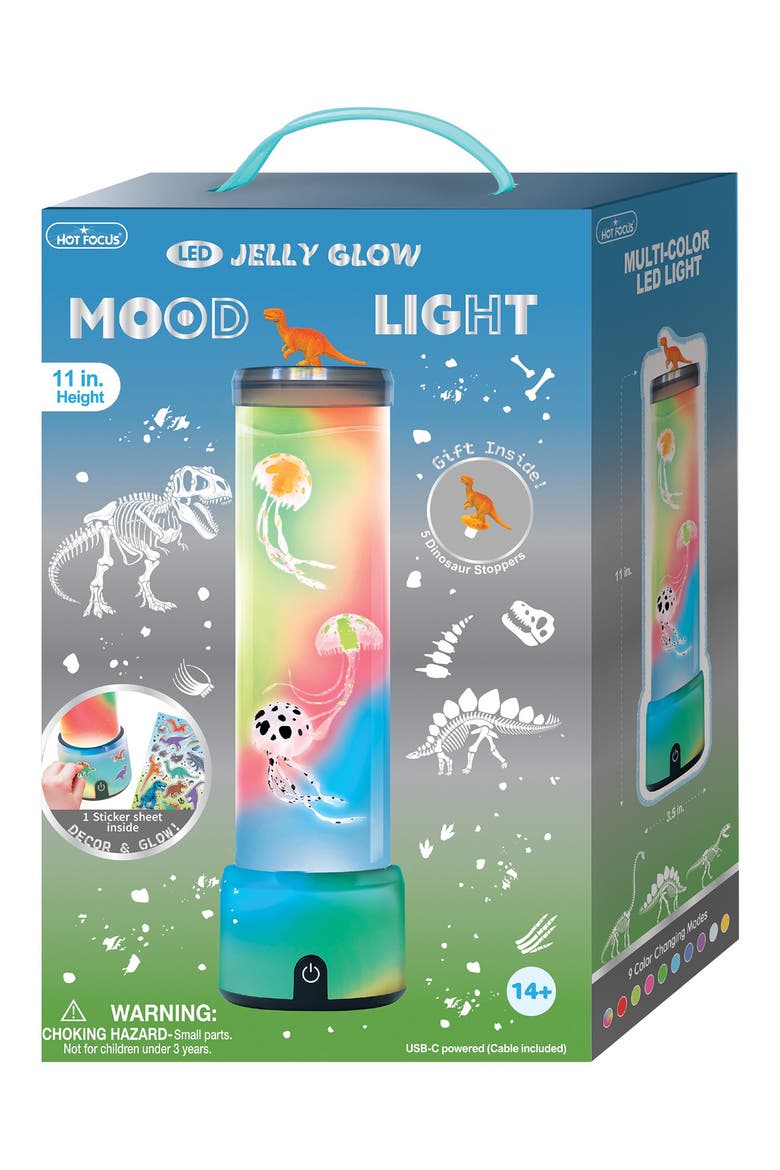 Kids' Jelly Glow Dinosaur Mood Light, Main, color, MULTI