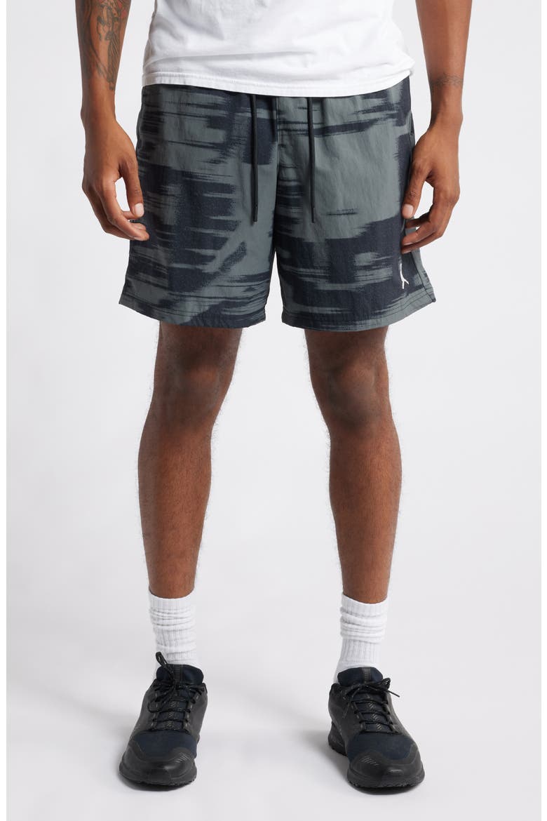 MVP Printed Shorts, Main, color, IRON GREY/ BLACK/ SAIL