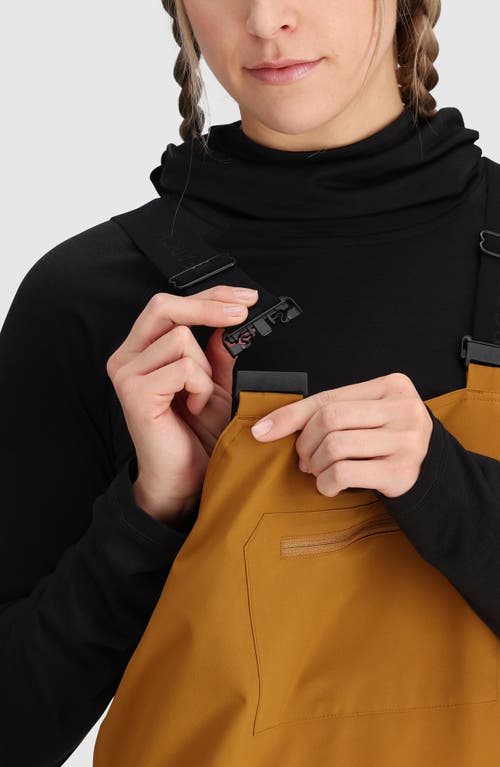 Outdoor Research Snowcrew Waterproof Insulated Bibs In Brown