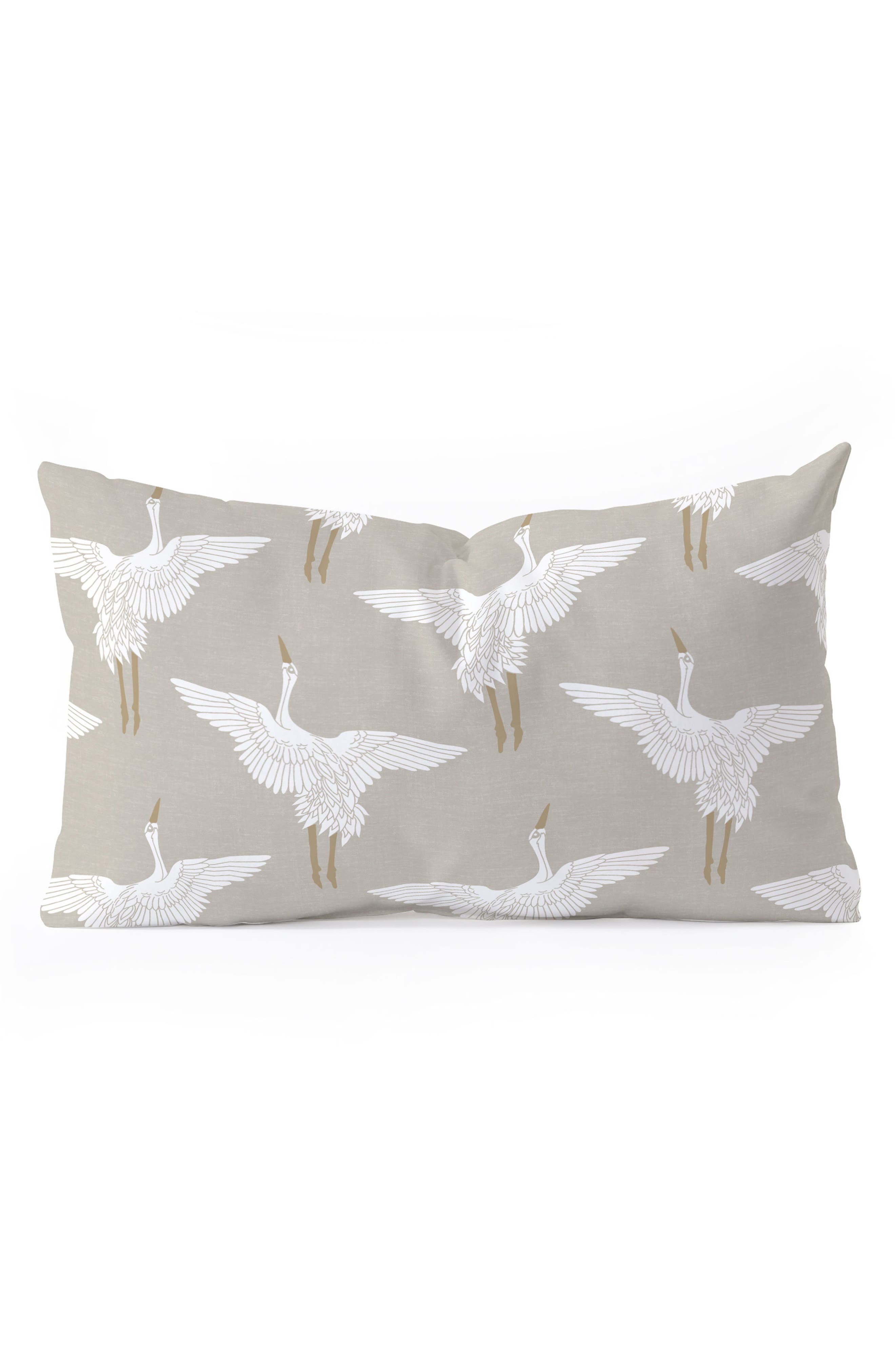 Deny Designs Iveta Abolina Cranes Lumbar Pillow