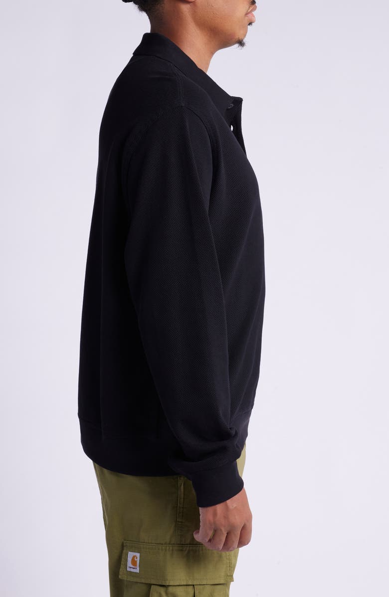 Carhartt Work In Progress Vance Long Sleeve Cotton Piqué Polo Shirt, Alternate, color,