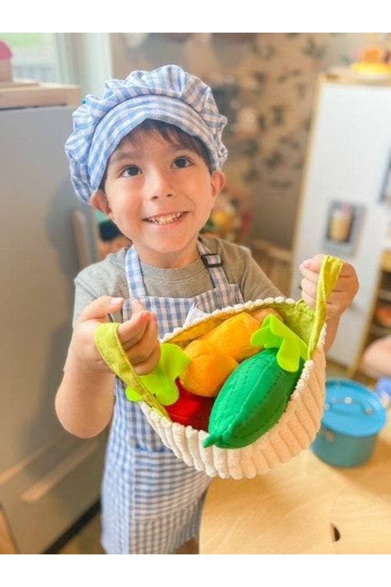 Vegetable Basket Soft Play Food, Alternate, color, Multi