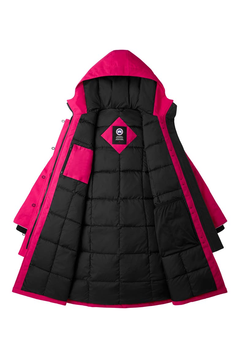 Brittania 625 Fill Power Down Parka, Alternate, color, BURDOCK PINK