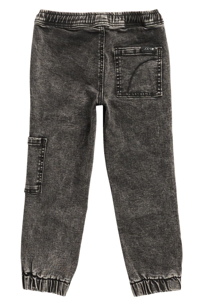 Kids' Legend Cargo Denim Joggers, Alternate, color, BLACK