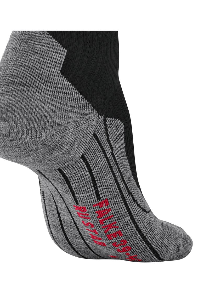 RU Compression Stabilizing Running Socks, Alternate, color, Black-Mix