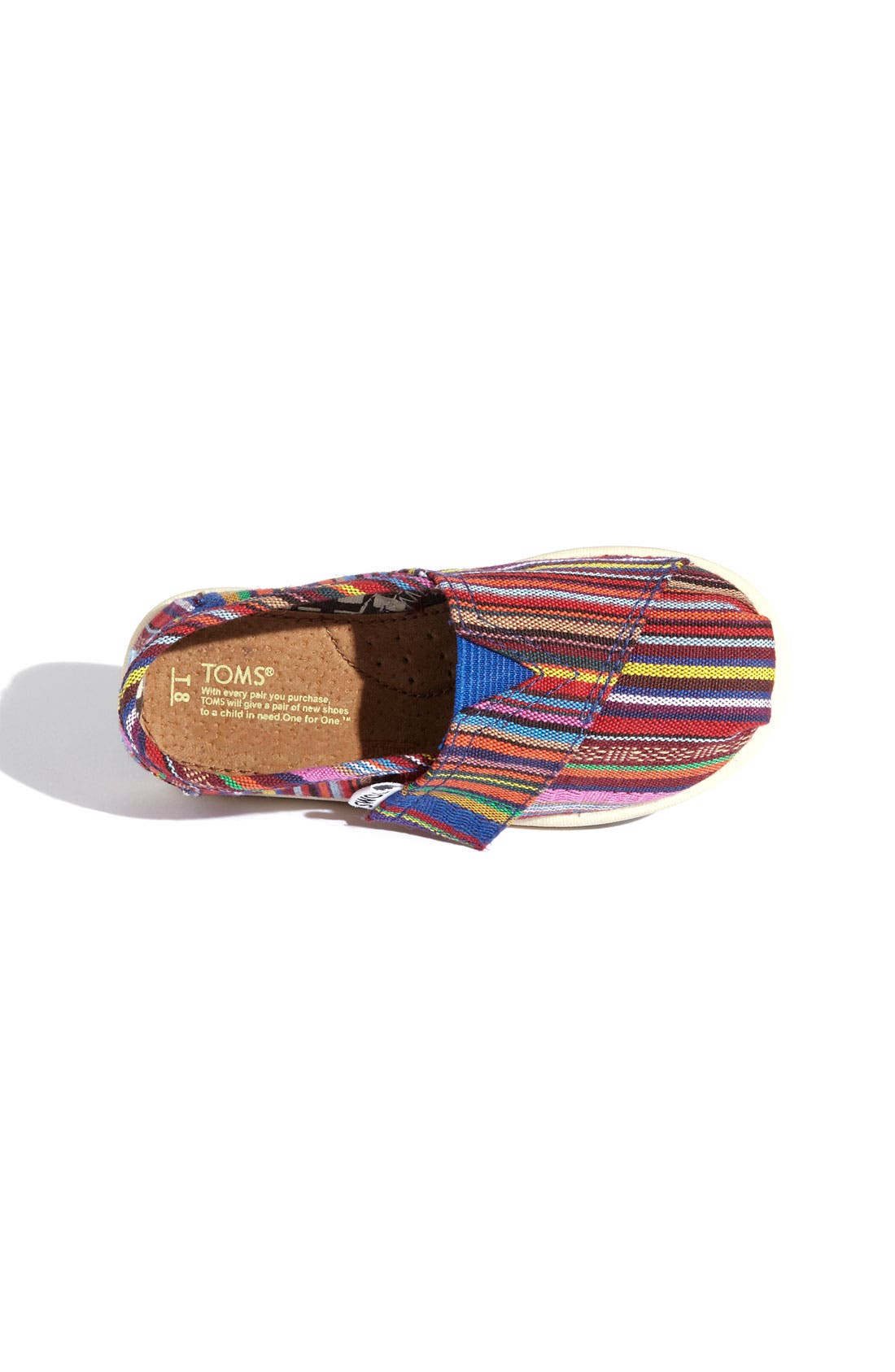 TOMS 'Classic Tiny - Cruz' Slip-On, Alternate, color, 