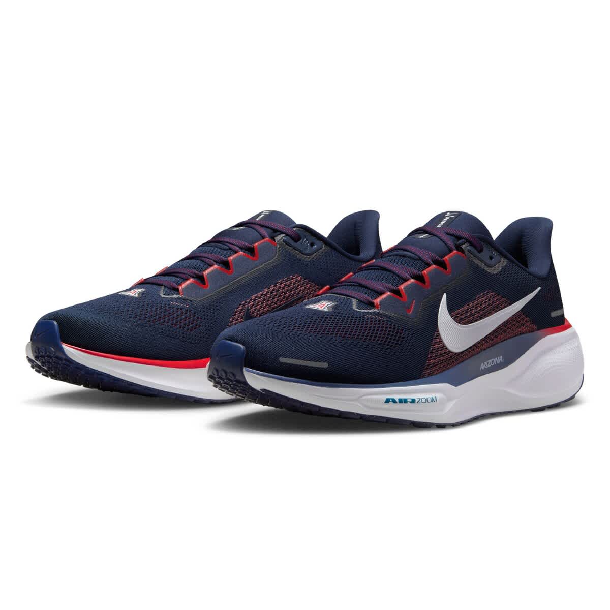 Nike Unisex Nike Navy Arizona Wildcats Zoom Pegasus 41 Running Shoes, Alternate, color, 