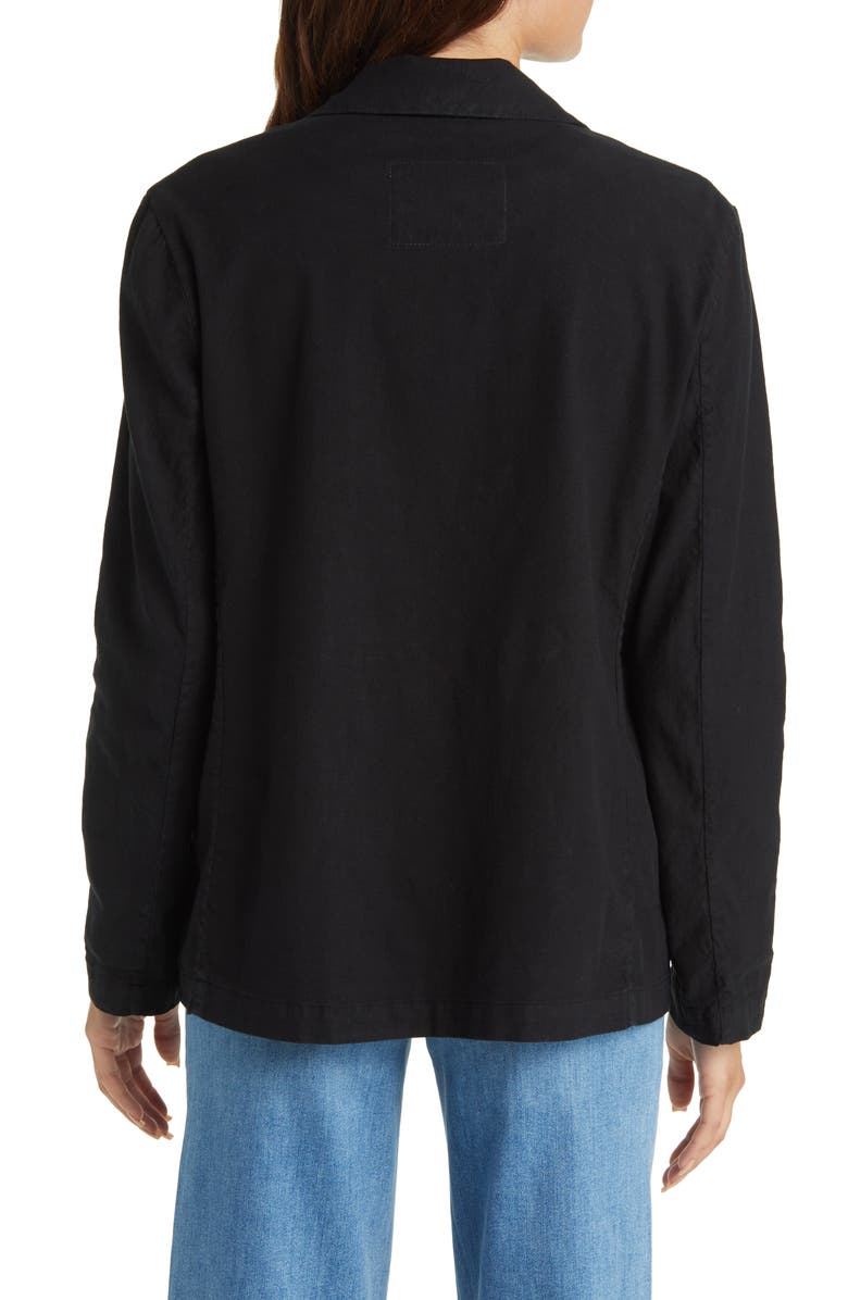 Frank & Eileen Double Breasted Cotton Blend Peacoat, Alternate, color,