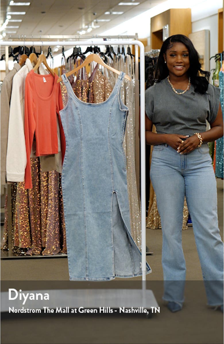 Denim Midi Dress, sales video thumbnail