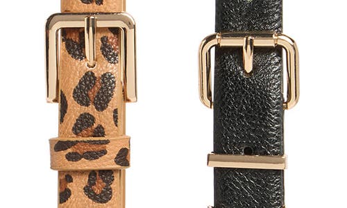 Vince Camuto 2-for-1 Assorted Belts In Brown
