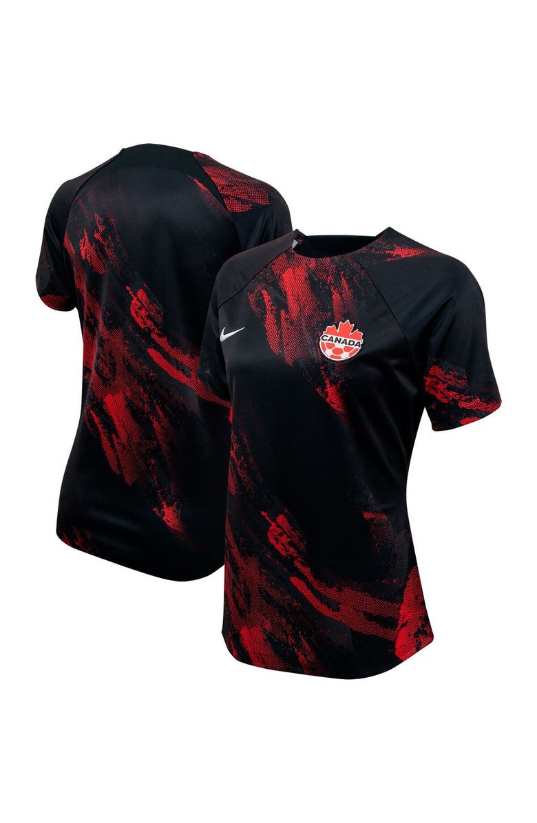 Nike Women's Nike Black Canada Women's National Team 2023 Pre-Match Training Jersey, Main, color, Black