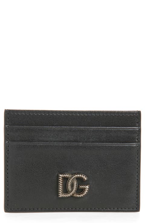 DG Logo Leather Card Case