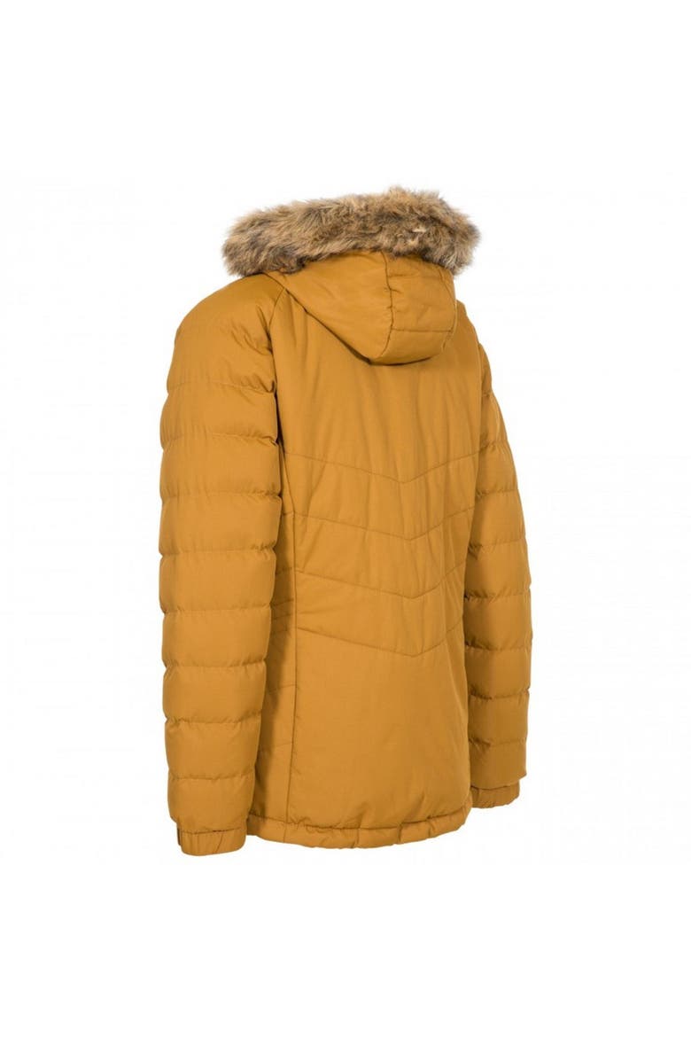 Nadina Waterproof Padded Jacket, Alternate, color, Golden Brown