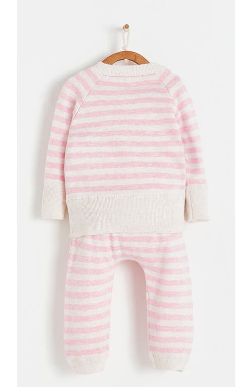Babycottons Knit 2 Piece Set In Pink