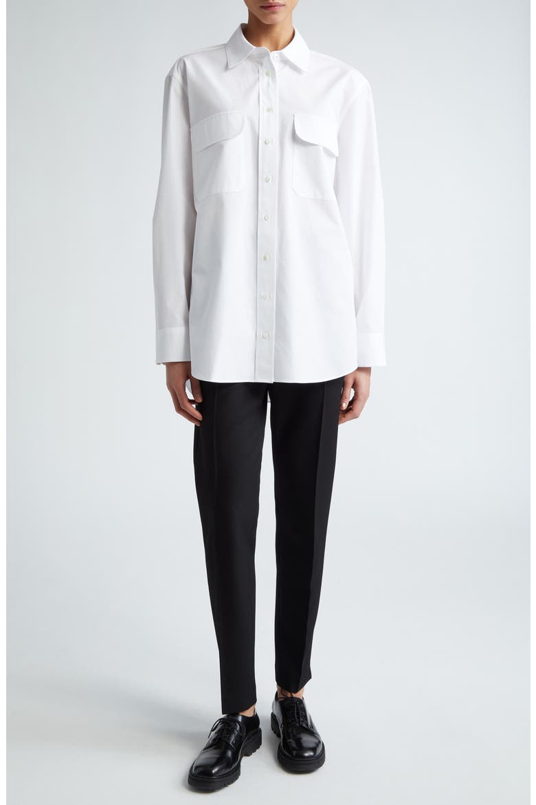 Hudson Virgin Wool Pants, Alternate, color, BLACK