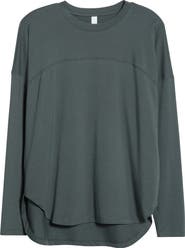 Zella Sueded High-Low Long Sleeve T-Shirt