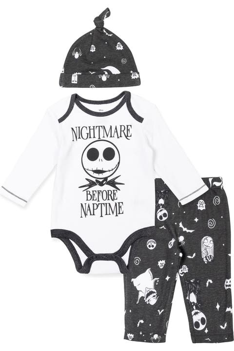 Nightmare Before Christmas Bodysuit Pants and Hat Set