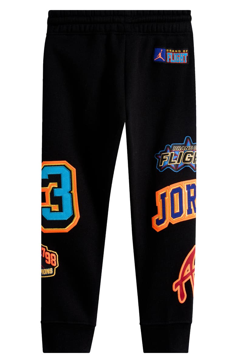Jordan Kids' Jordan Fleece Sweatpants, Alternate, color, Black