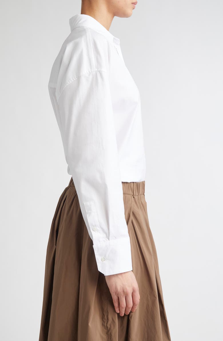 Max Mara Ateneo Button-Up Shirt, Alternate, color, White