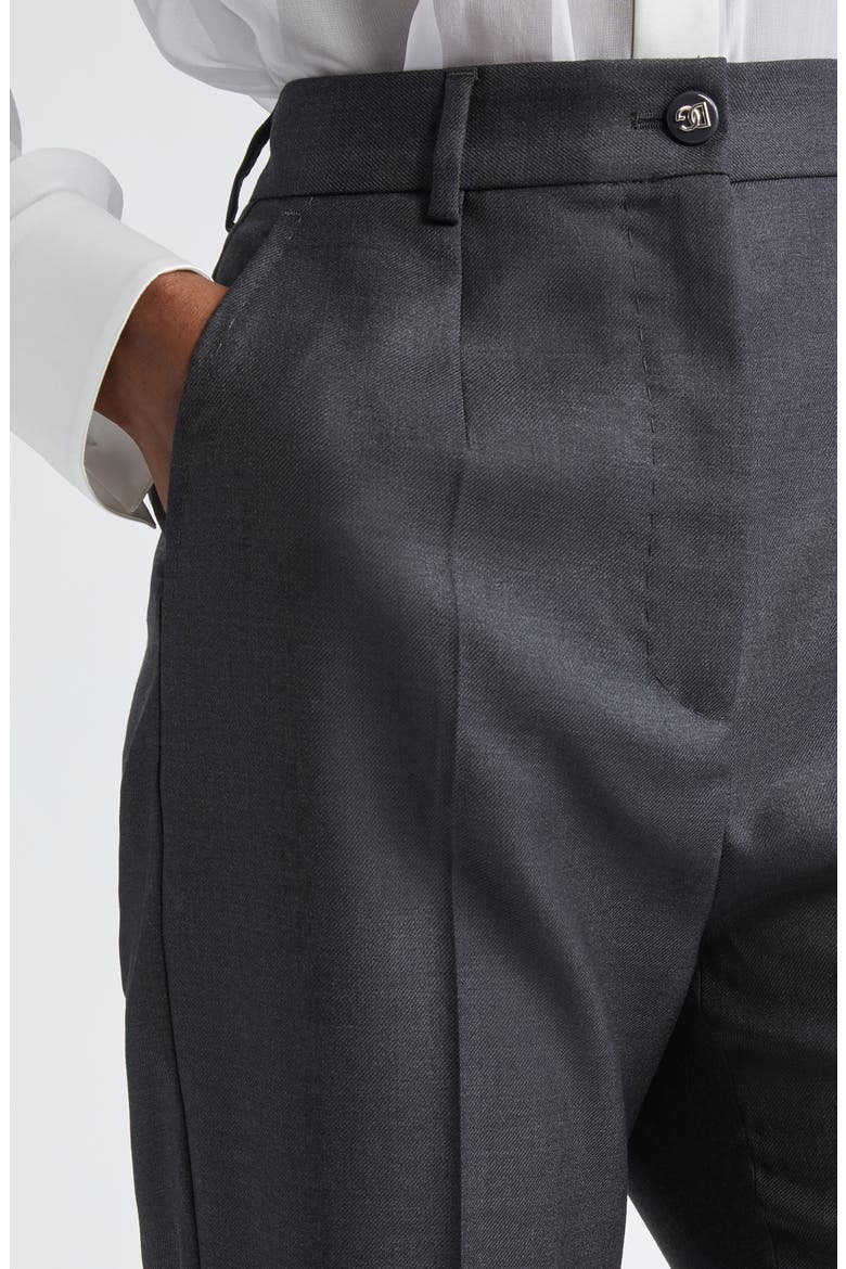 Tailored Virgin Wool Pants, Alternate, color, S8290 MELANGE GRIGI