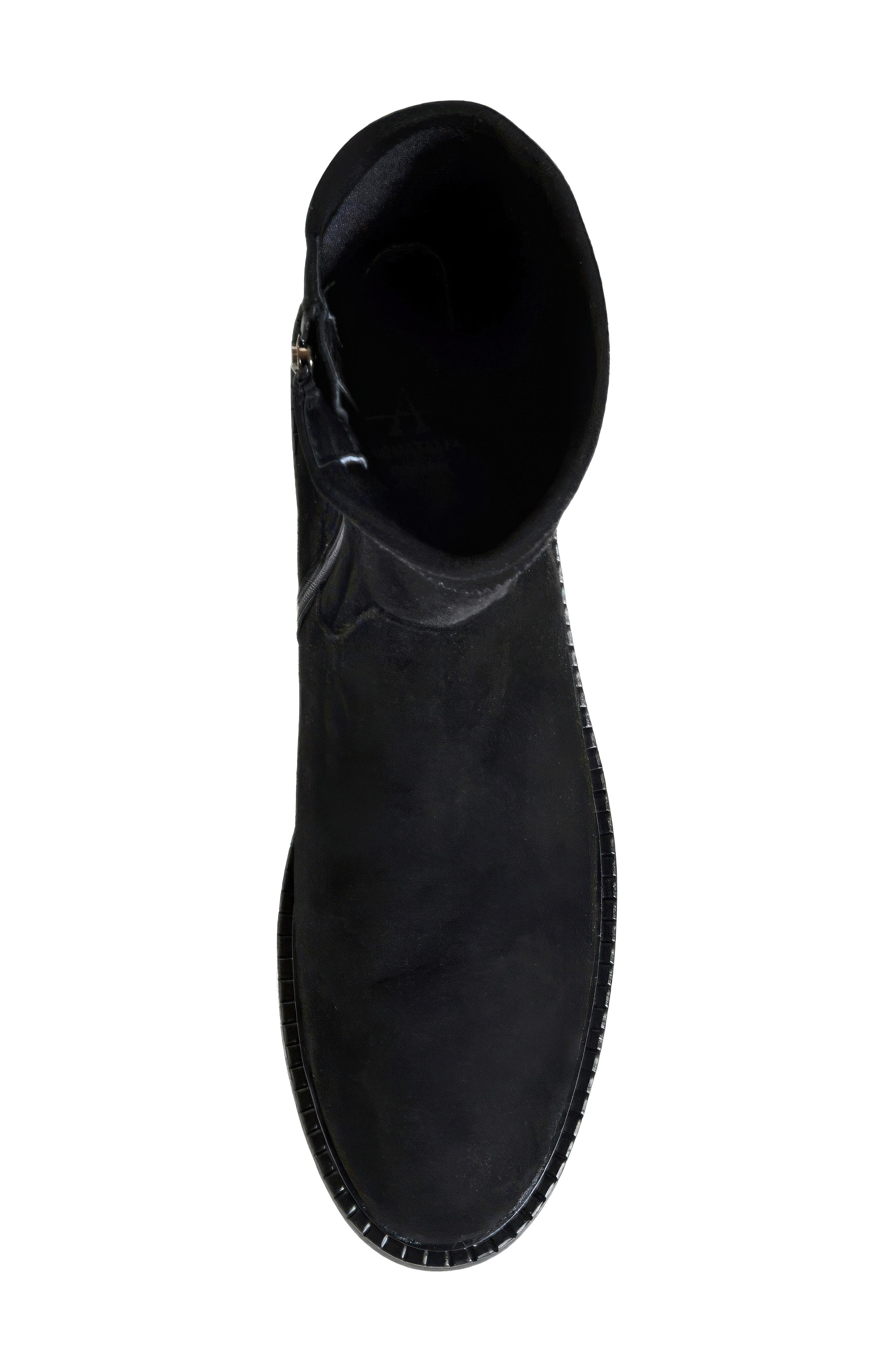 Danni Weatherproof Platform Bootie, Alternate, color, BLACK SUEDE