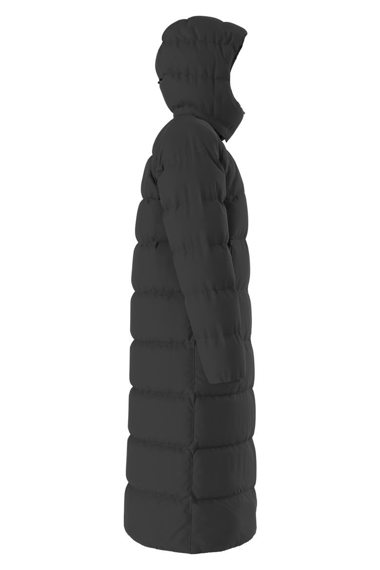 Hydrenalite™ Water Repellent 600 Fill Power Down Hooded Parka, Alternate, color, TNF BLACK
