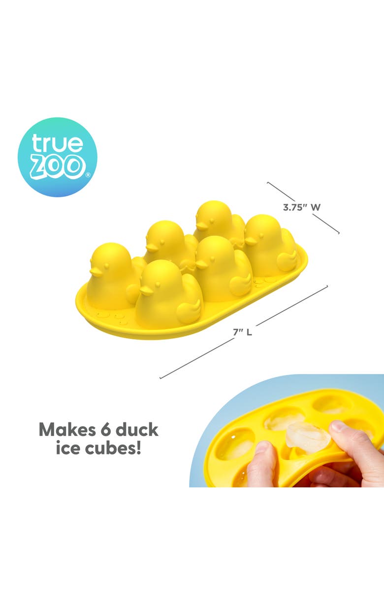 TrueZoo Quack the Ice Silicone Ice Cube Tray, Alternate, color, Yellow