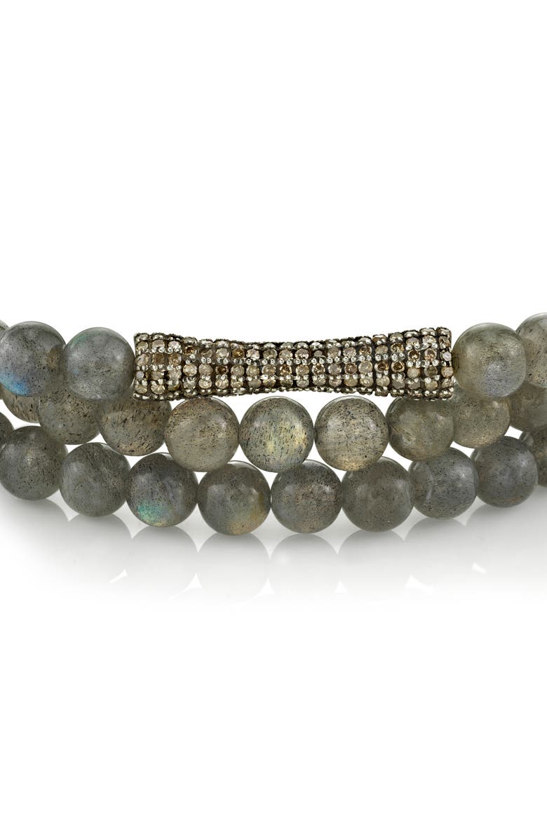 Sheryl Lowe 3-Row Labradorite Wrap Bracelet, Alternate, color, 