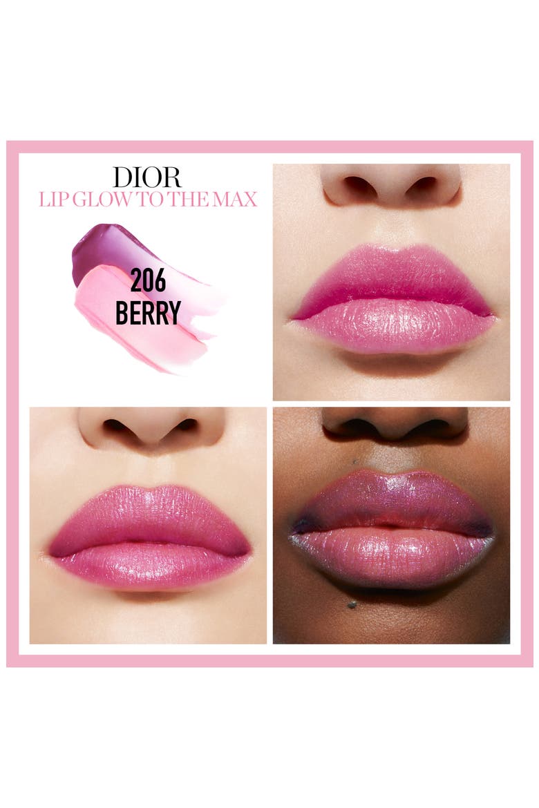 Lip Glow to the Max Hydrating Color Reviver Lip Balm, Alternate, color, 206 BERRY/ GLOW