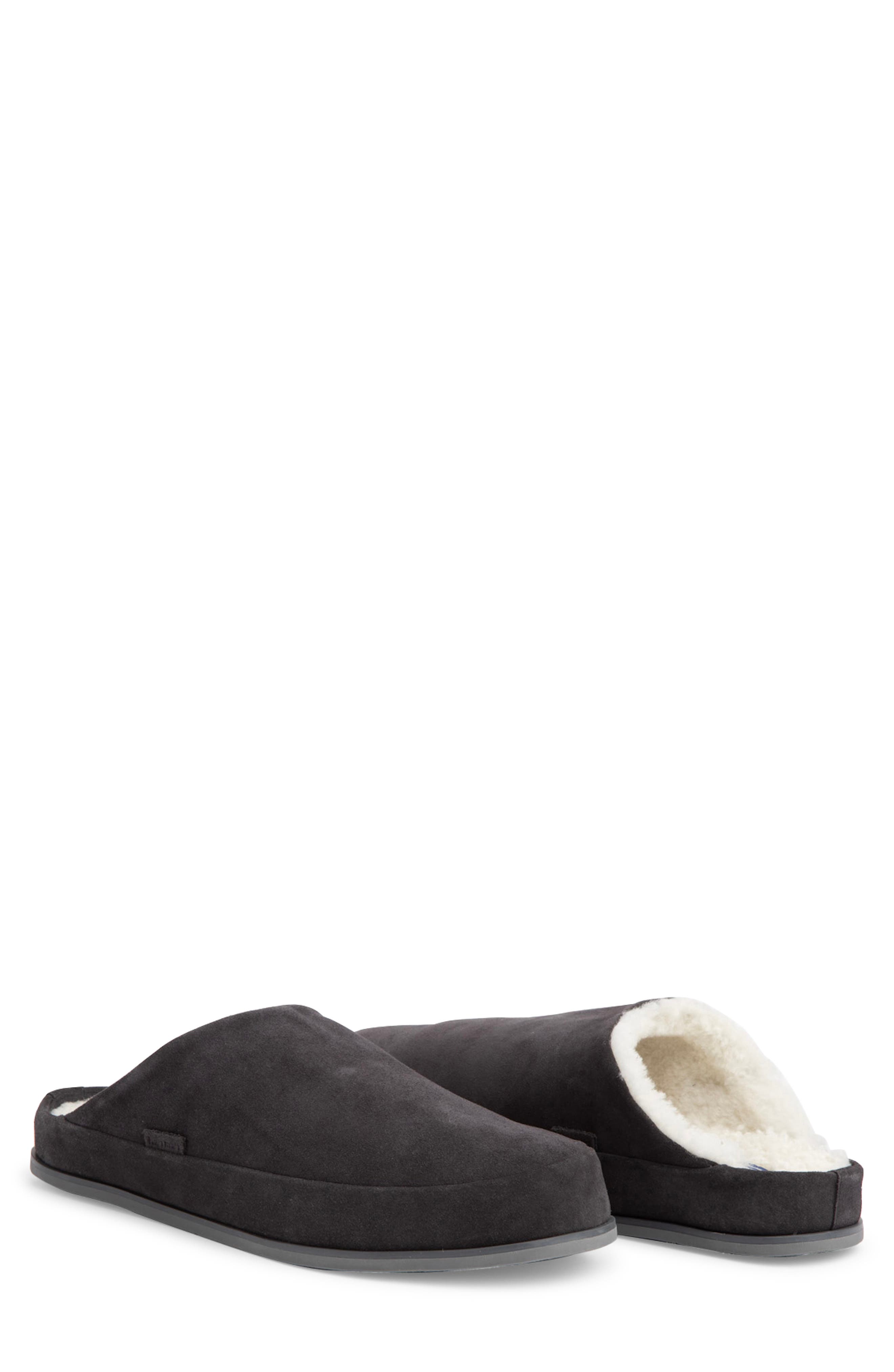 hari mari Tio Genuine Shearling Lined Slipper, Main, color, Slate