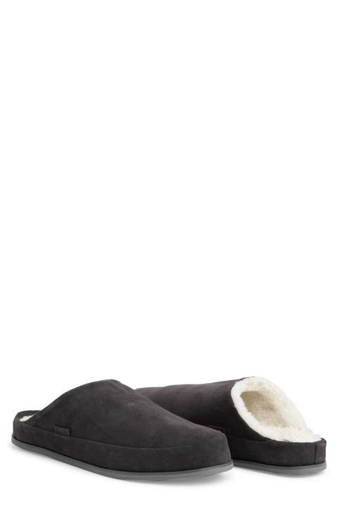 Tio Genuine Shearling Lined Slipper (Men)