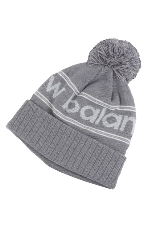 Knit Cuffed Pom Beanie